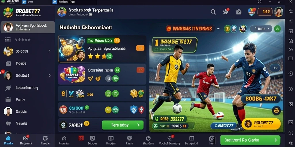 Tampilan gameplay BROBET77 yang menarik dan interaktif.