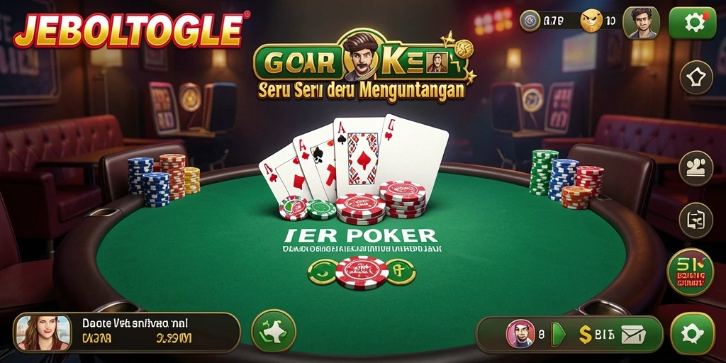 Tampilan menarik screenshot permainan Poker JEBOLTOGEL.