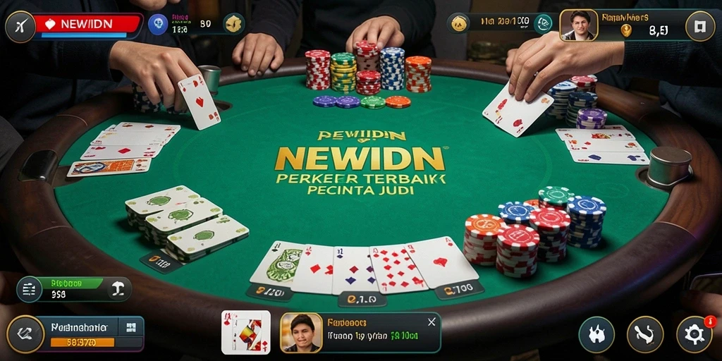 Screenshot permainan Poker yang menampilkan aksi mendebarkan dan grafis yang menarik.