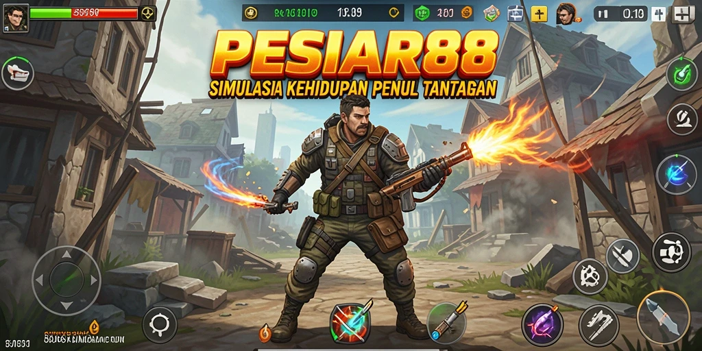 Tampilan menarik dari gameplay PESIAR88 dengan aktivitas yang dinamis.