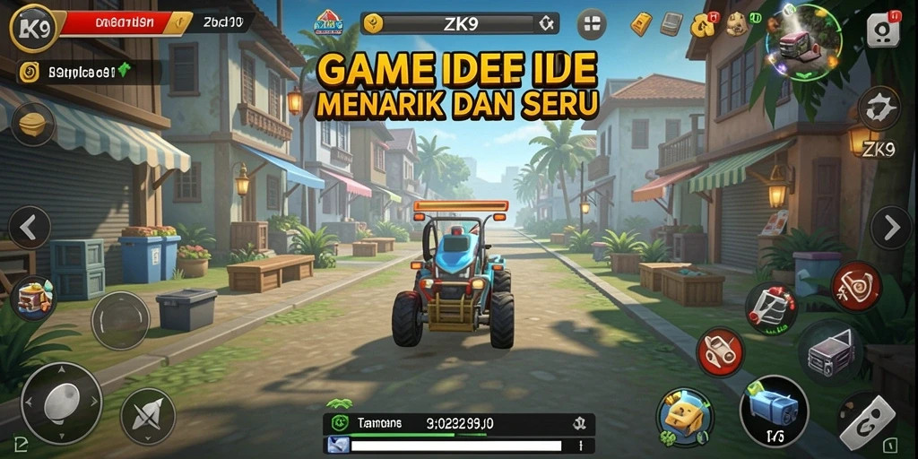 Tampilan gameplay ZK9 yang menarik dan interaktif.